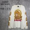 [USED] "Saint Michael X Saint Seiya" (L) Print Long T-Shirt