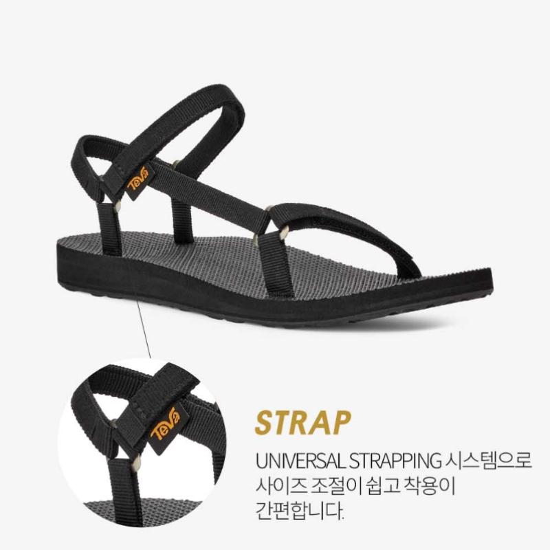 Teva Women S Original univerSal Slim Sandal Black Stvf2510110 Blk