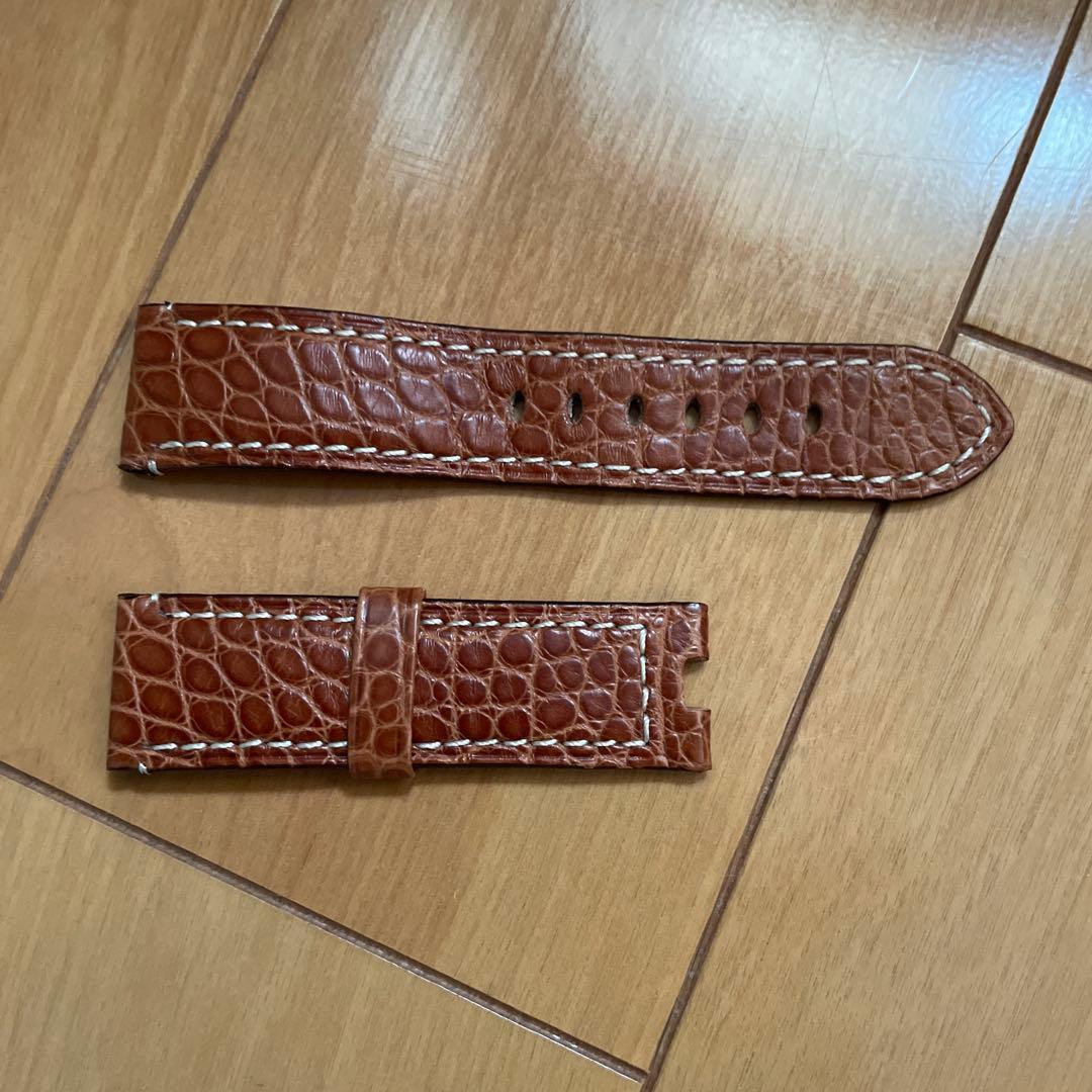Used Officine Panerai genuine change belt brown