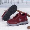 New outdoor wear-resistant couple hiking shoes fashionable warm hiking shoes waterproof sports shoes