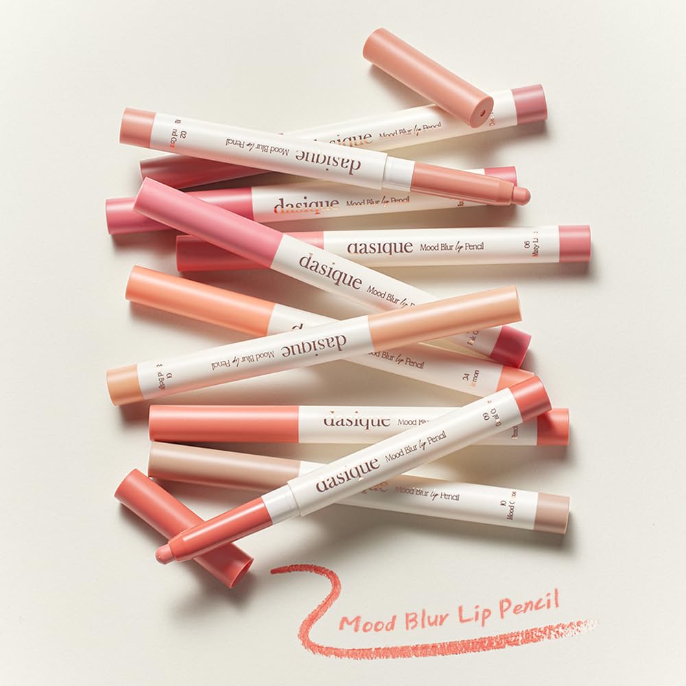 Official Daisy Clip Pencil Mood Blur Lip Makeup Mood Pencil/Lip Liner/Lip (#10 Cocoa)