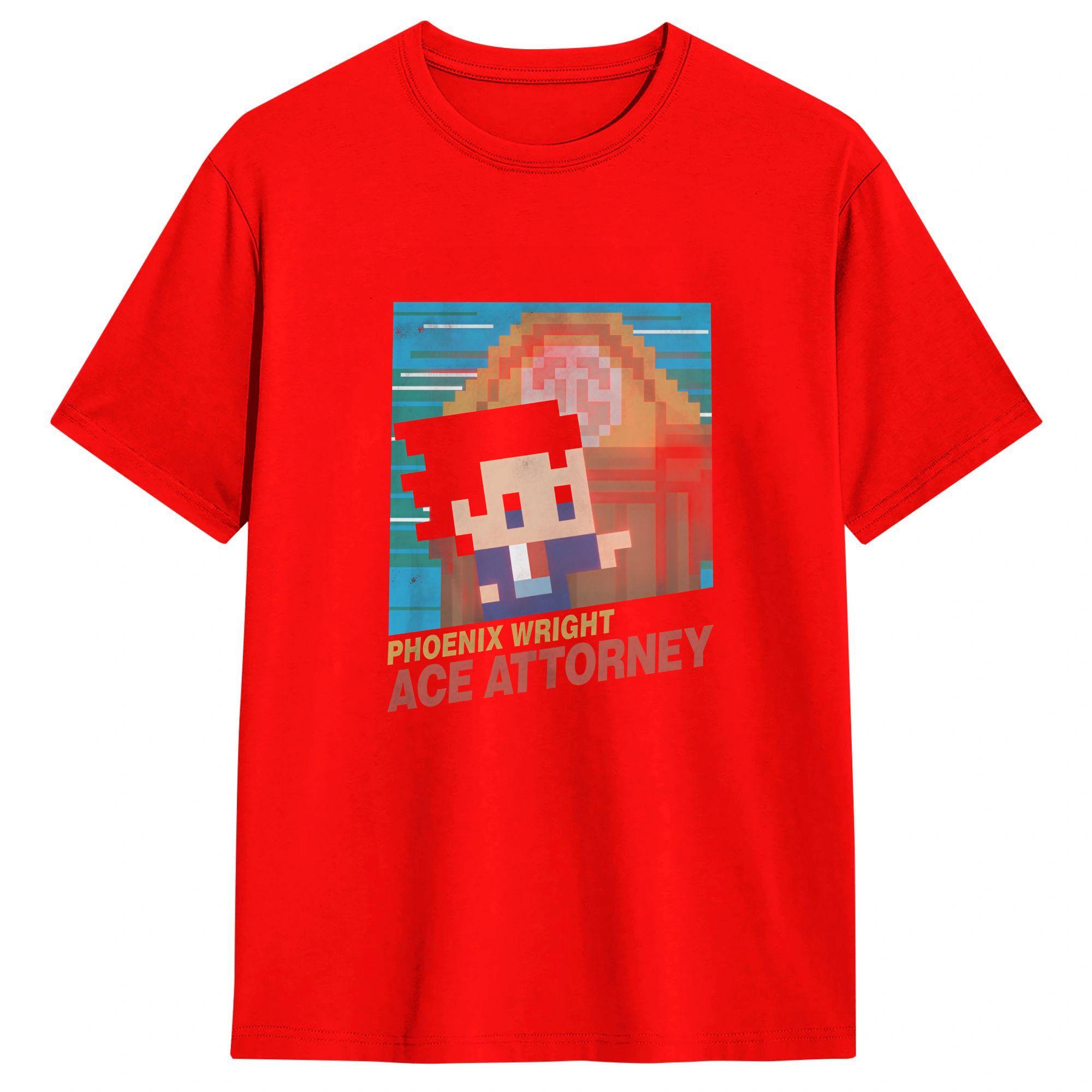 Ace Attorney TShirt Summer  Harajuku TShirts Unisex Cotton O Neck Oversize Clothes Short Sleeve Awesome Tops S