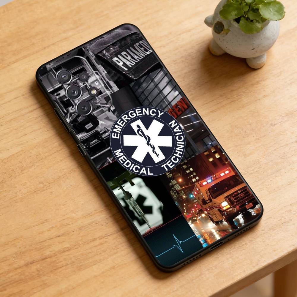 EMT EMS Ambulance  Phone Case For Samsung Galaxy A73,A72,A71,A70,A52,A51 Others Soft Black Cover
