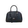 Nová kožená kabelka Sierra ve tvaru kopule, kabelka do ruky, kabelka přes rameno, crossbody kabelka střední velikosti pro ženy, černá 27591-IMBLK