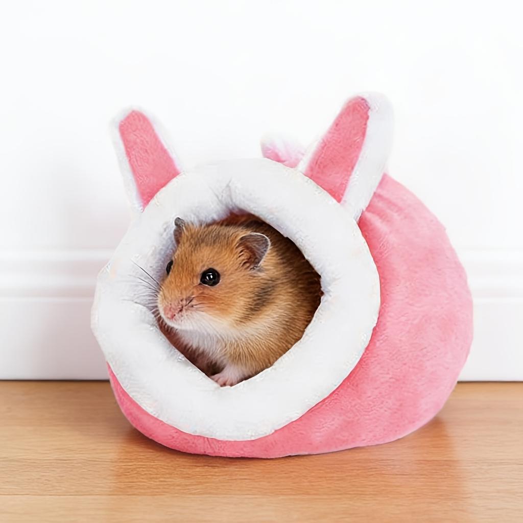 1PCS Hamster Nest, Sugar Glider, Warm Cabin, Small Pet Cotton Nest, Universal House, Pet Cotton Nest, Random Color