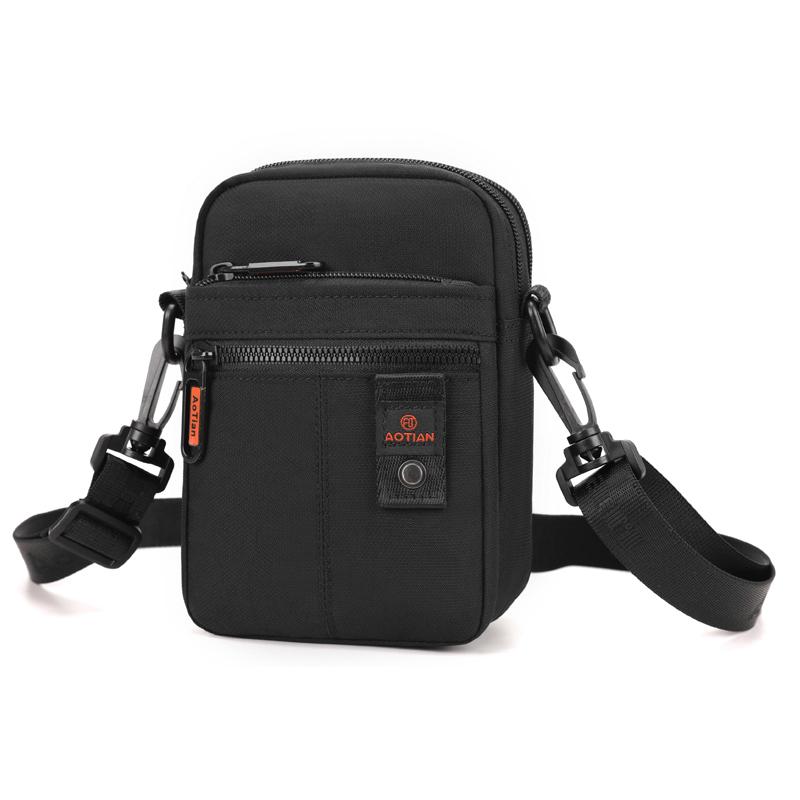 Multi Function Men's Mini Shoulder Bag Nylon Man Small Fanny Phone Bag Fashion Casual Men Belt Bag Bolsos Handbag