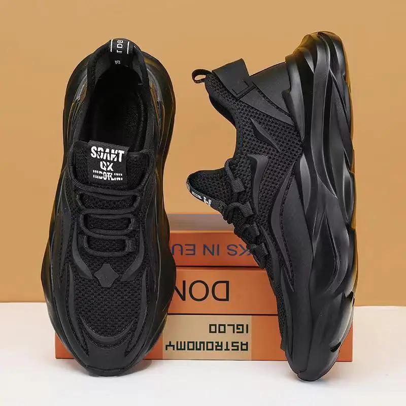 

Новые мужские кроссовки сетчатые дышащие повседневные туфли легкие кроссовки на платформе для мужчин кроссовки для тренировок на открытом воздухе теннисные туфли мужские 39