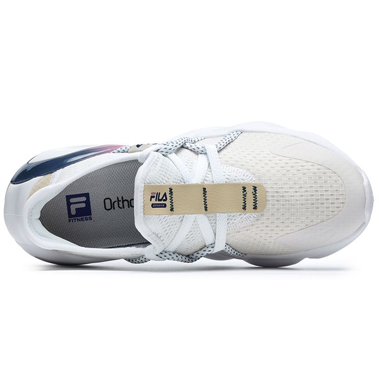 FILA Groove Comfortable Low-Top Training Shoes Women sneaker White A12W222228FWB