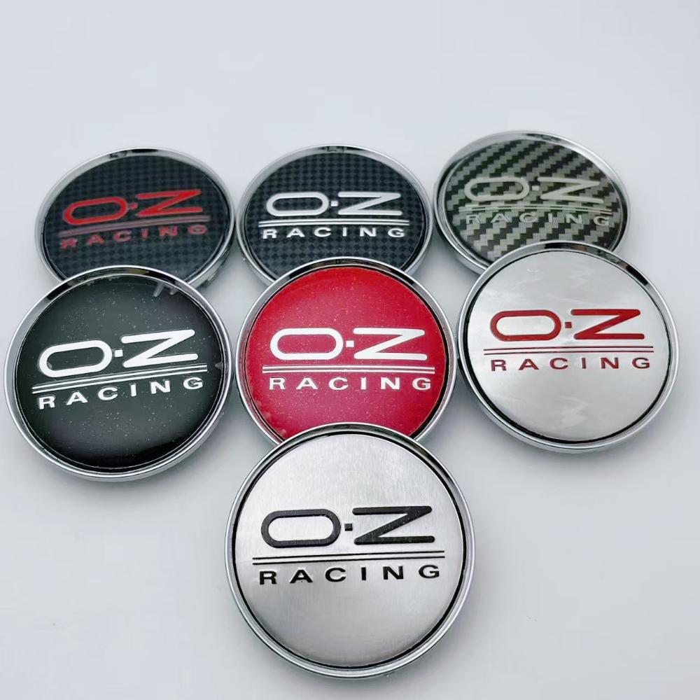 4pcs 63mm O.D OZ O.Z Racing Logo Emblem Car Wheel Center Caps 58mm I.D Hub Center Dust Cover Rim Hubcap Car Accessories for M592