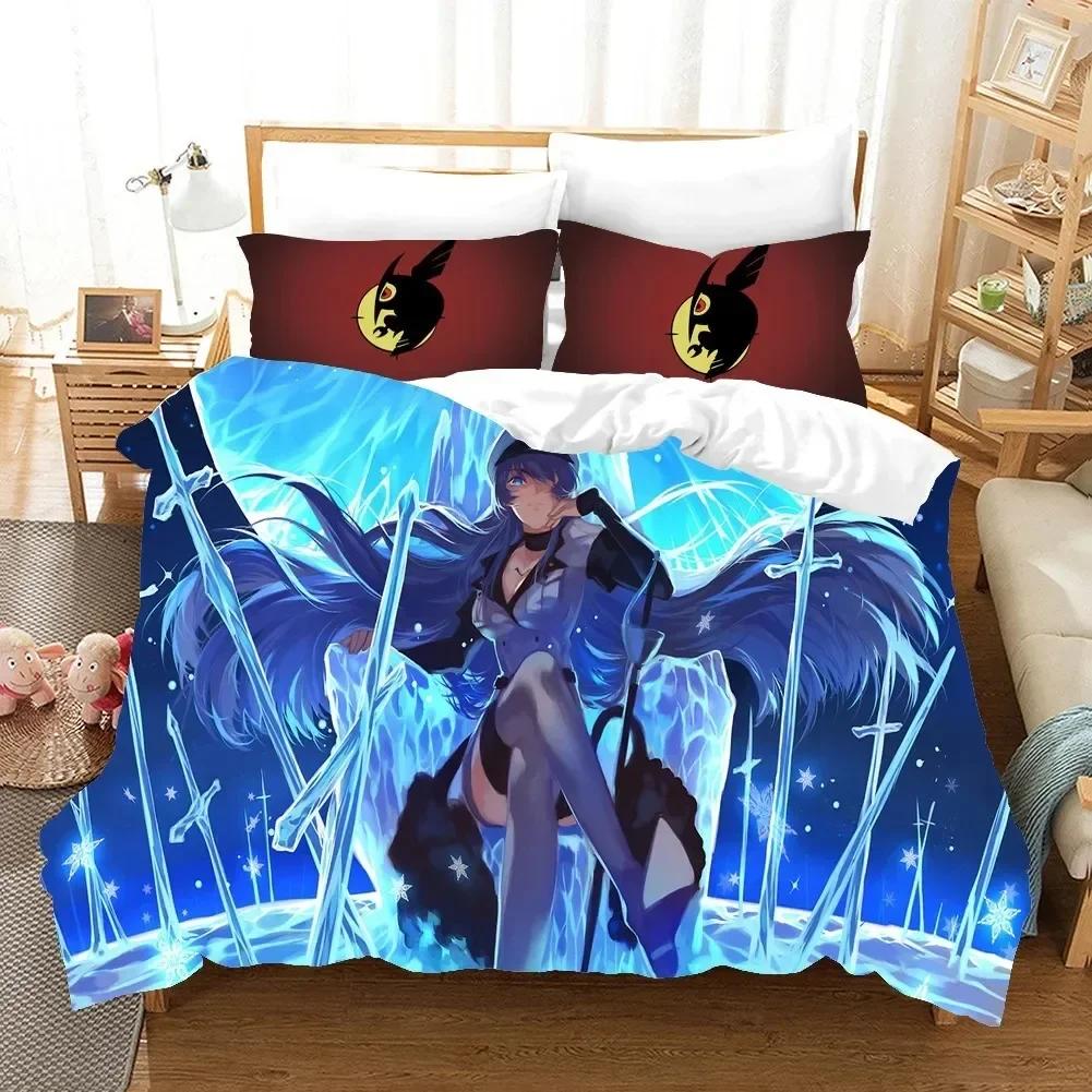 3D Anime Akame ga KILL Bedding Set Duvet Cover Full Queen King Size Pillowcase Bed Print Bed Set Aldult Kid Bedroom Single Twin