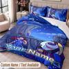 Custom Name Text 3Pcs Bedding Set The Amazing Digital Circus Duvet Cover And Two Pillowcases