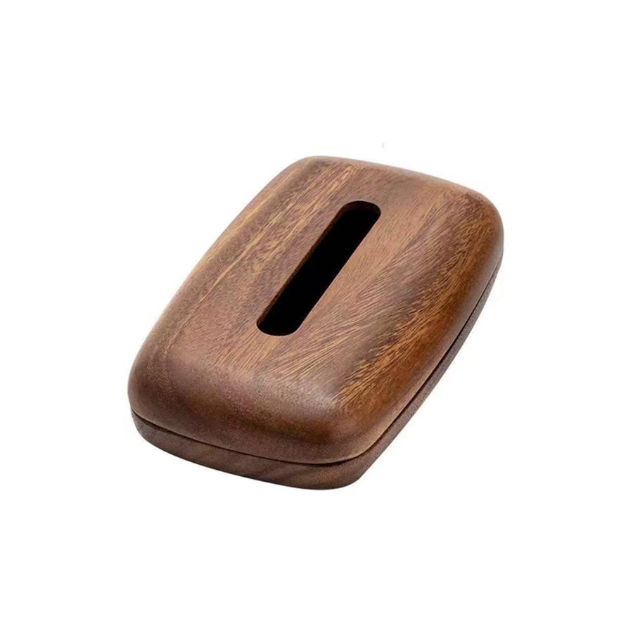 

Vintage Style Wood Tissue Box Desktop Tissue Case Office Bedside Table Decoration Storage Box Kitchens Accessories