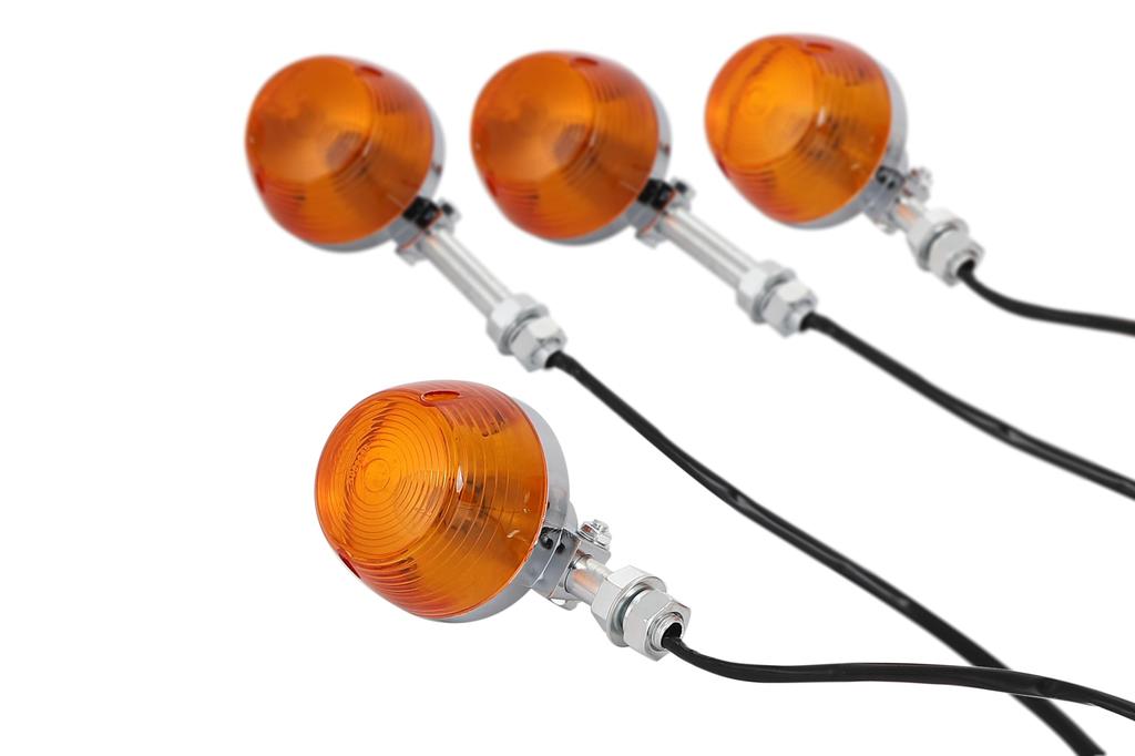 New self Honda CB Series General Purpose Hawk Type Bike Turn Signals Set of