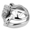 FRRK Men's Stainless Steel Cock Chastity Lock - Adult Toy