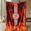 FC Bayern München Weiche Flanell Fleece Decke Leicht Gemütlich Warm Überwurfdecke Für Sofa Bett Heimdeko