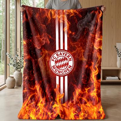 Bayern Munich Soft Flannel Fleece Blanket Lightweight Cozy Warm Throw Blanket For Sofa Bed Home Decor