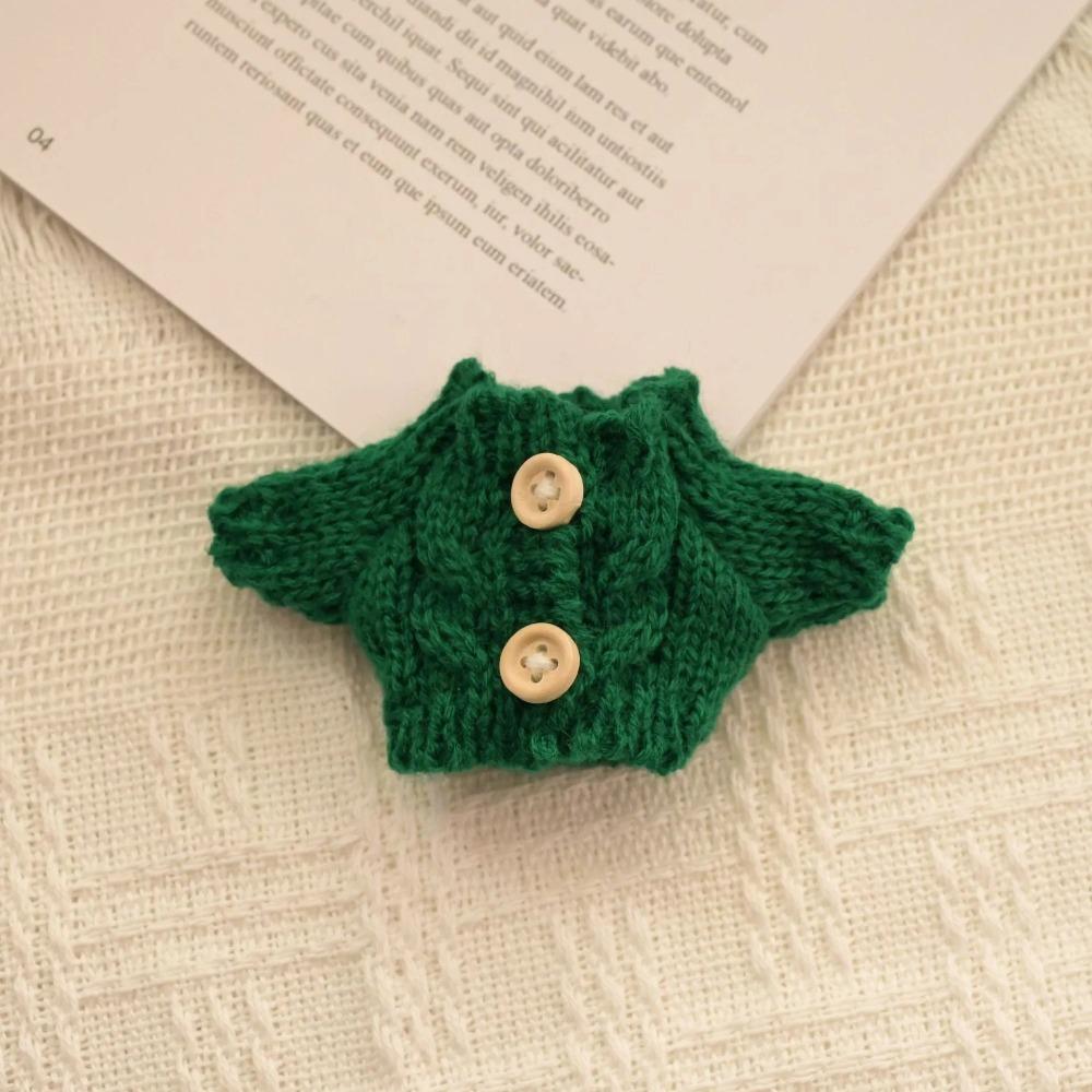 1 Stk. Heißverkauf 10cm Schulleiter Hundebekleidung Miniaturpullover für 1:8 Bjd Spielzeugpuppe Pullover Puppe Weihnachten Tragen Zubehör