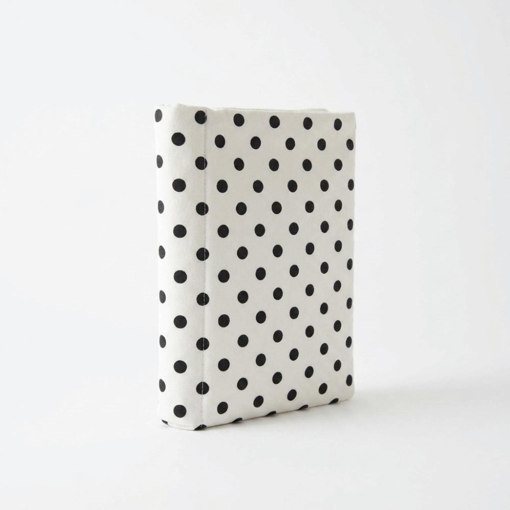 Soft Fabric Book Cover Stripe Diary Book Jacket Minimalist Polka Dot Book Protector School