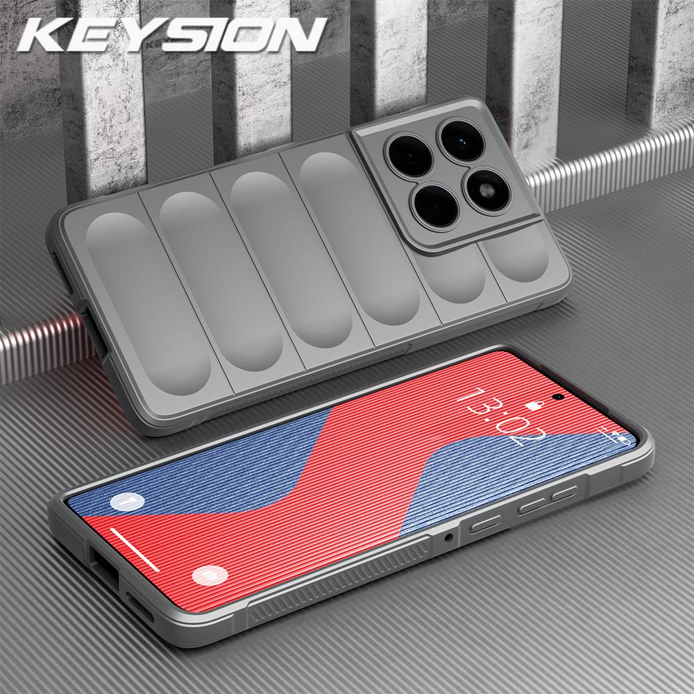 

KEYSION Противоударный чехол для Motorola Edge 60 Fusion 60S 60 Pro 5G Нескользящая мягкая силиконовая задняя крышка для телефона для Edge 60 Stylus 5G for Edge 60 Stylus