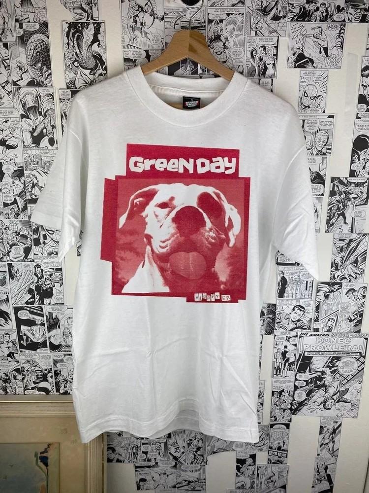 РЕДКИЙ! Slappy от Green Day винтажная белая футболка 100% хлопок футболка ГОРЯЧИЙ НОВЫЙ ТРЕНД Унисекс Футболка L