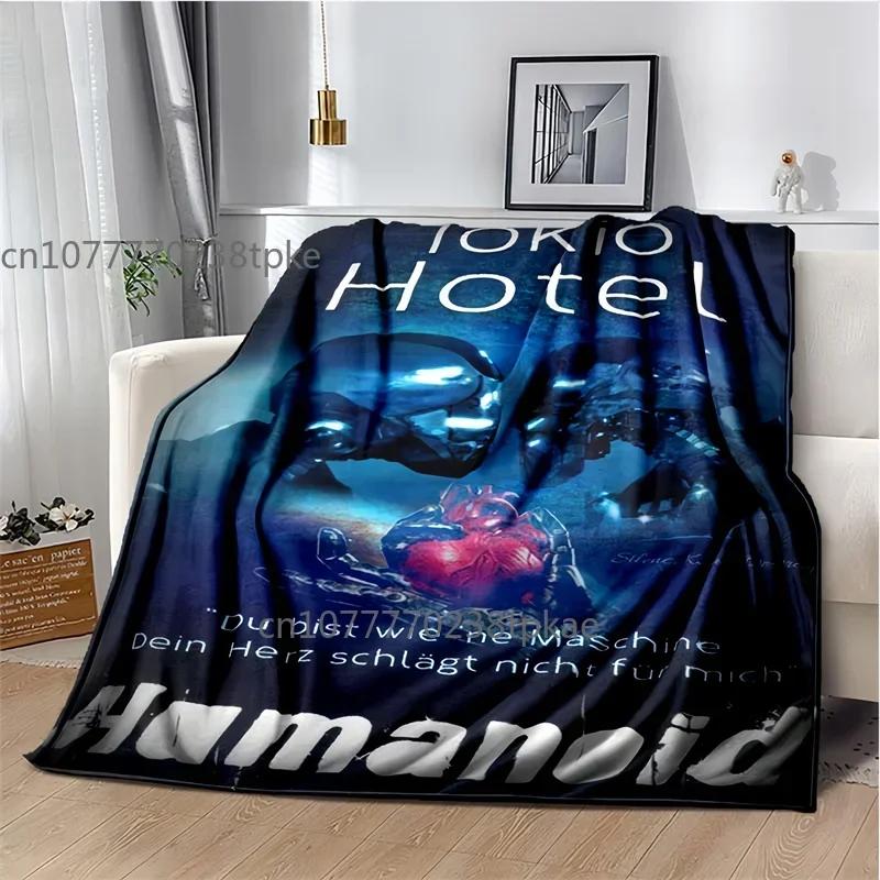 Tokio Hotel Band Music Blankets, Fashion Throw Blanket,for Bedroom Living Room Sofa Bed Office Car, Brithday Gift,Decke