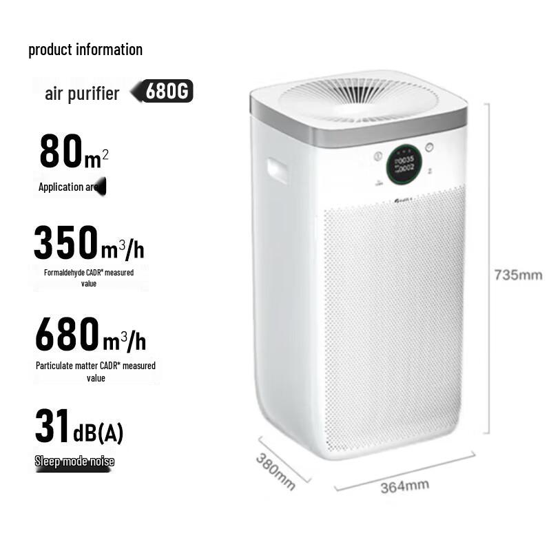 GREE KJ680G-A01 Smart Air Purifier CN plug (adapter included)