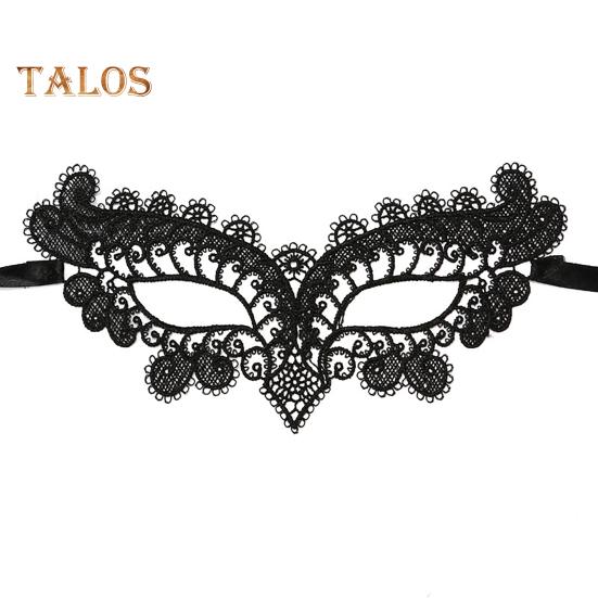 Masca din dantelă neagră, masca sexy pe jumătate goală, masca de petrecere respirabilă, costume venețiene pentru mascarada, cosplay, carnaval