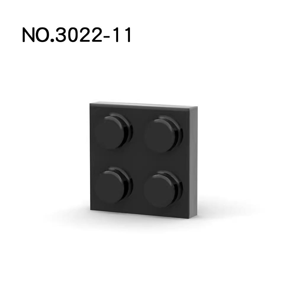 20Pcs MOC Parts 3022 94148 Plate 2 X 2 Compatible Bricks DIY Assmble Building Blocks Particle Kid Puzzle Brain Toy Birthday Gif