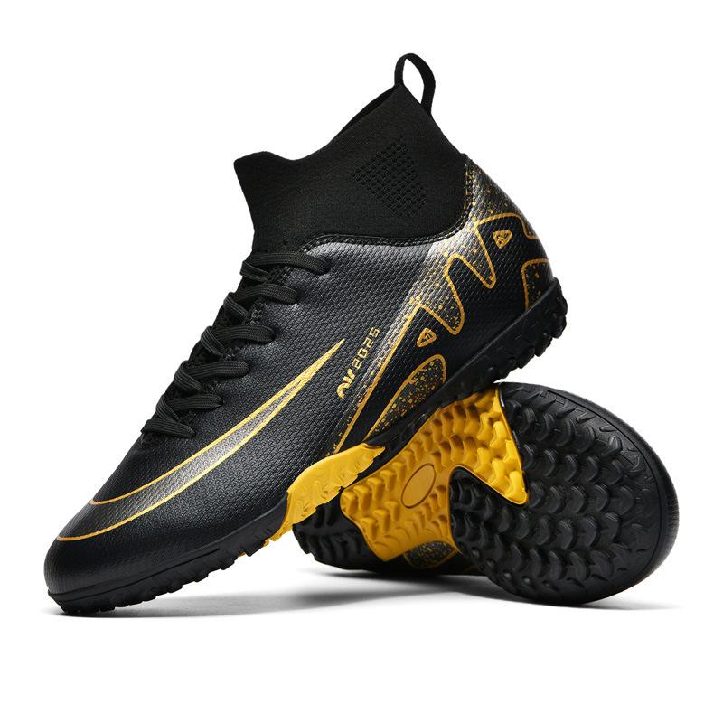 New High-top Football Shoes for Boys and Girls AG Long Nails TF Broken Nails Manual Competition Training Shoes