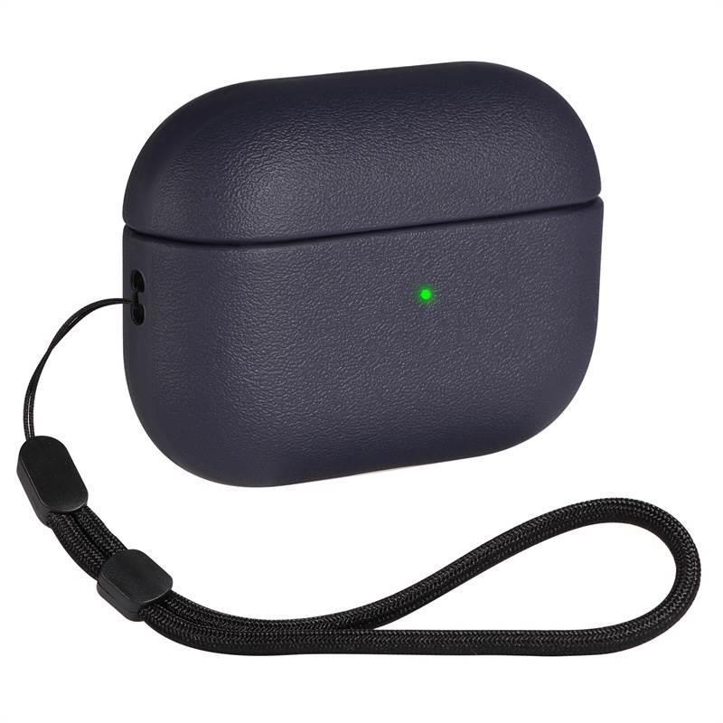 Soft TPU Case for Airpods Pro 3 New Leather Texture Protective Shockproof Case with Lanyard and Cleaning Kit For Airpods Pro 3