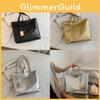 Trendy Medium Sized Solid Color Tote Handbag Comfortable Everyday Use For Women 2024