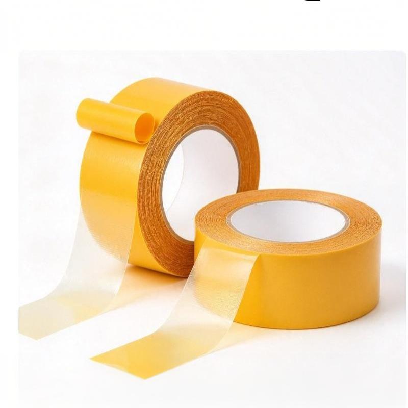 1/2/4Pcs 5M Strong Fixation Of Double Sided Cloth Base Tape Translucent Mesh Waterproof Super Traceless High Viscosity