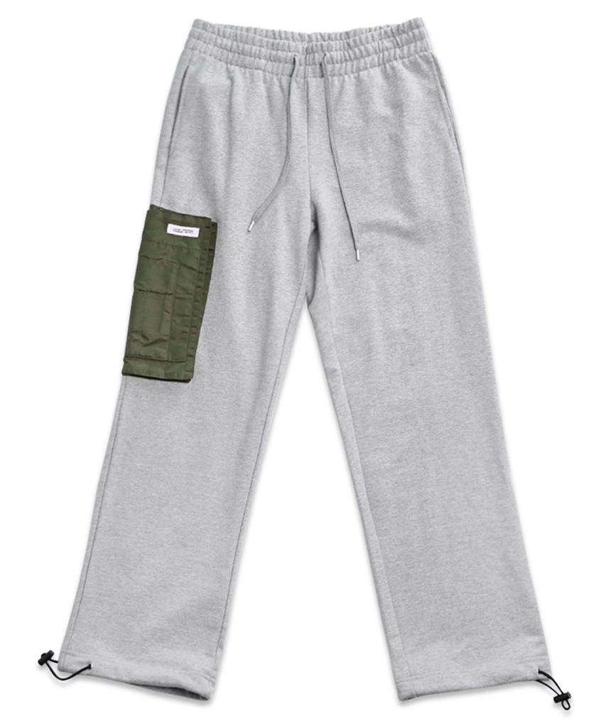 Aimnaseohyumeonbiing Pocket Detail Sweatpants - Gray