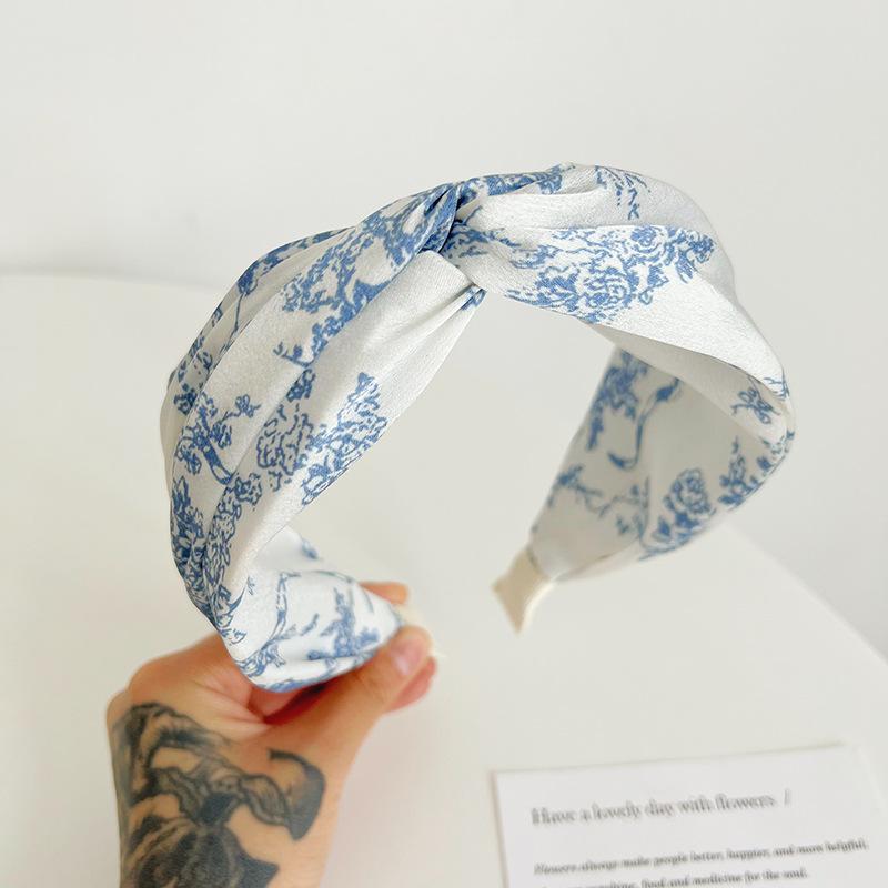 Bohemian Bohemian Flower Silk Satin  Big Knot Hairbands Headbands Ornament Accessories Hair Accessories