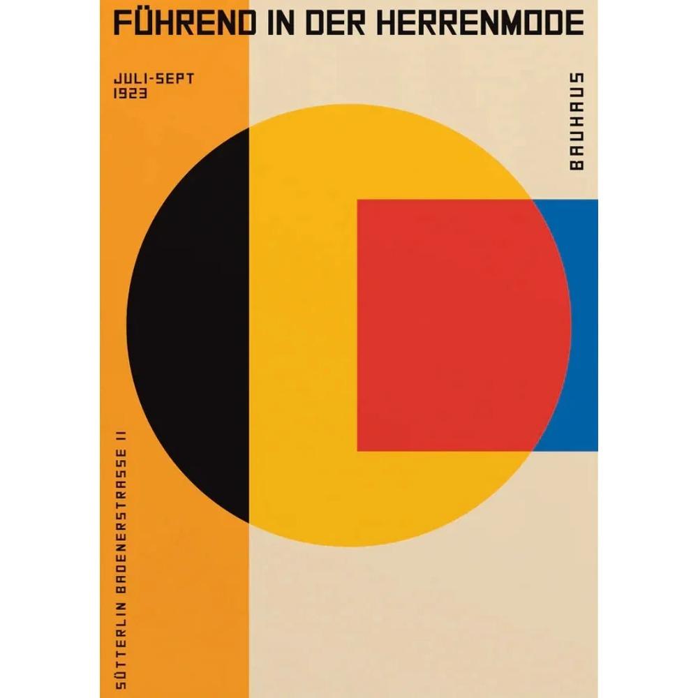 Minimalist Bauhaus Eyes Canvas Print Mid Century Bauhaus Music Vinyl Geometric Wall Art Poster for Modern Living Room Home Decor