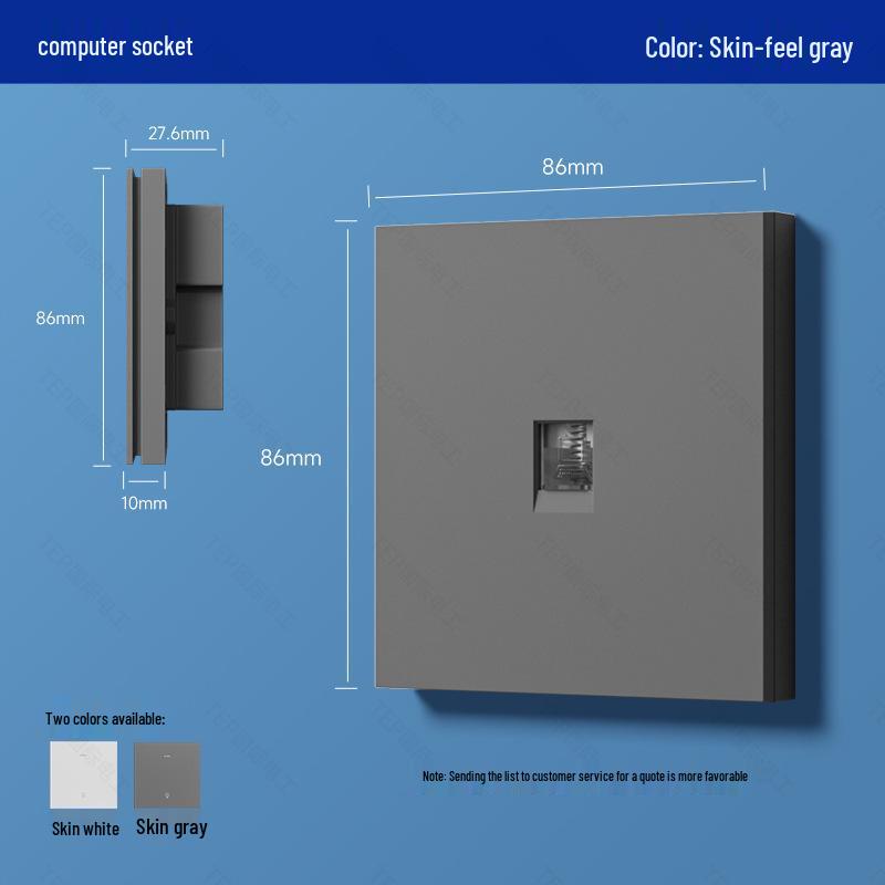 Ultra-Thin Smart Switch Panel with Mesh 2.0, Wireless Dual Control, Zero Fire, Mijia App Connected