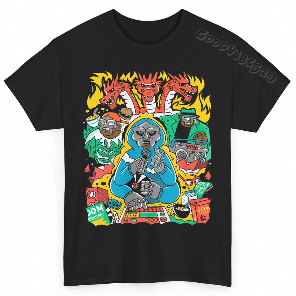 MF Doom Friends Vintage Classic Rap Hip Hop S-5XL T-Shirt Men Women Unisex
