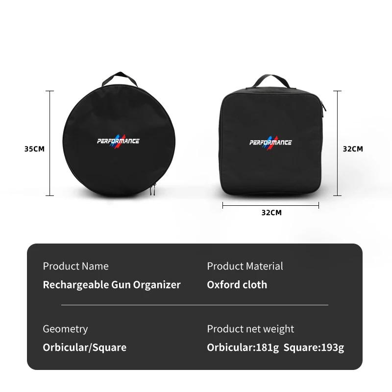 Autoaufkleber 2025 Heißes EV-Auto Ladekabel Aufbewahrungsbox Ladekabel Tragetasche Kofferraumorganizer Auto Zubehör Für BMW Perform