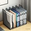 Four-Tier A4 Metal File Organizer and Bookcase
