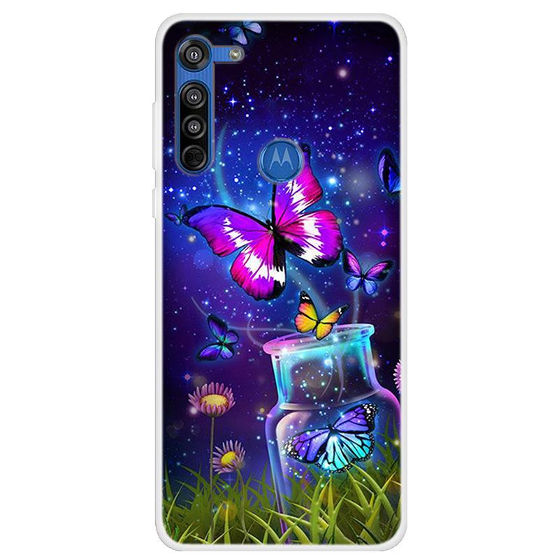 Moto G8 Power Kılıfı Yumuşak Silikon Arka Kılıf Motorola Moto G8 Plus Telefon Kılıfı İçin Moto G8 Power Lite G 8 G8+ Sevimli Kapaklar