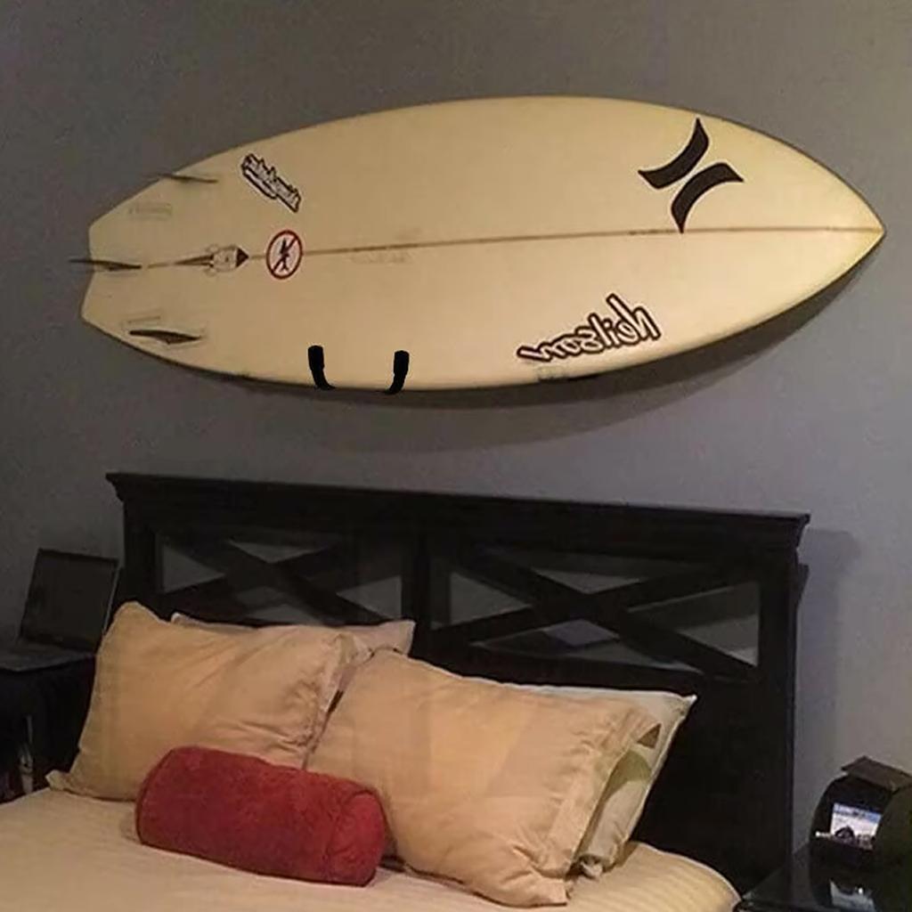 Space Saving Wall Mounted Surfboard Rack Multifunctional Wall Mount Surfboard Holder Bracket Wall Surfboard Hanger Hook