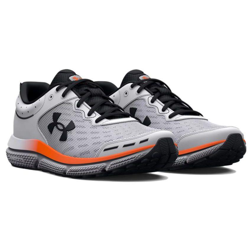 Under Armour Nabíjené Assert 10 Bílé Černé Oranžové Pánské Tenisky 3026175-101