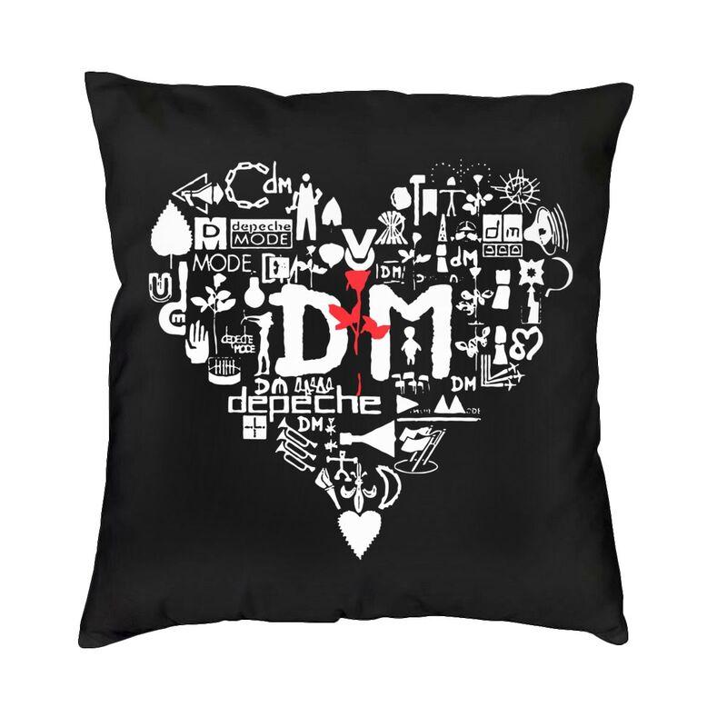 

Luxury Heavy Metal Rock Band Depeche Cool Mode Cushion Cover xcm Soft Pillow Case for Car Square Pillowcase Home Decorative 30x30cm