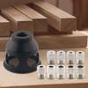 Aluminum Alloy Vertical Drill Guide with 2-10 MM Drill Sleeve Right Angle Drill Hole Guide for Woodworking DIY Tools