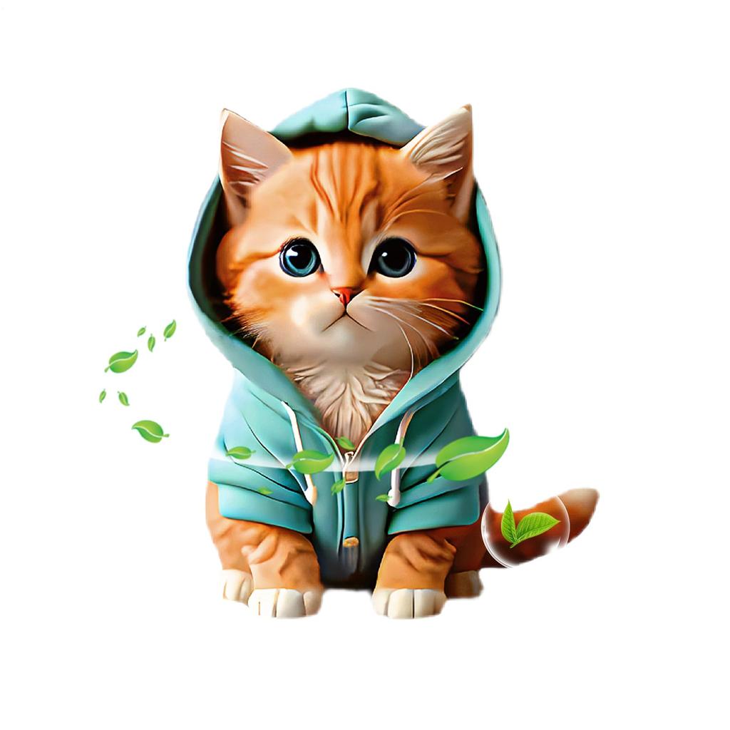 Car Aroma , Car , Mini Cat Motif, Anti-Slip Clip-on Installation, 0.7 Oz