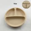 Spot Silicone Divided Baby Plate - Suction Bowl for Infant Feeding and Training