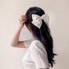 Silk 3-Tier Knot Hairpin (White)