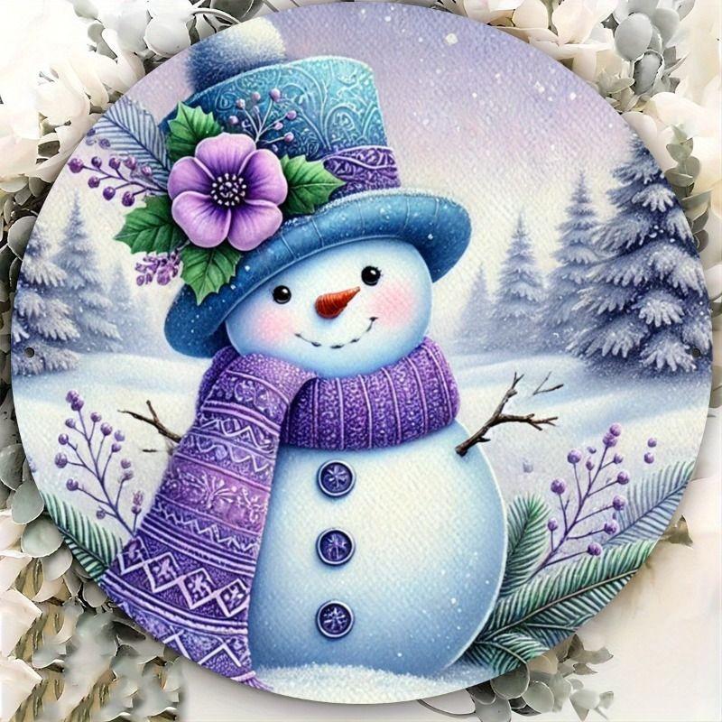 2D Flat Hanging Decorative Metal Sign Hand Painted Art