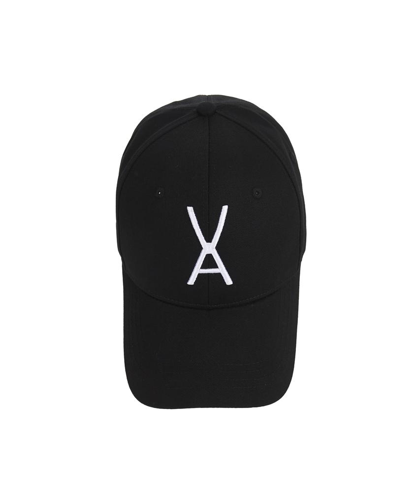 Bajal Va Big Logo Oversized Buckle Cap Black