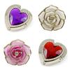 Heart Flower Shaped Metal Foldable Bag Purse Hook Handbag Hanger Purse Hook Portable Handbag Holder Shell Bag Folding Table Hook